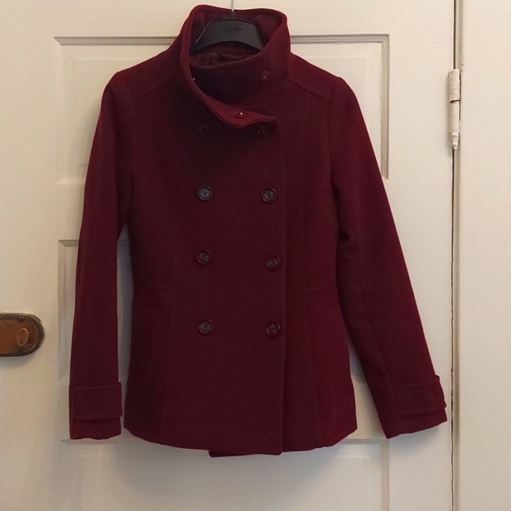 Pea coat - Maroon